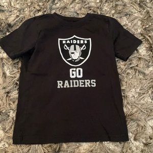 Raiders t shirt for kids